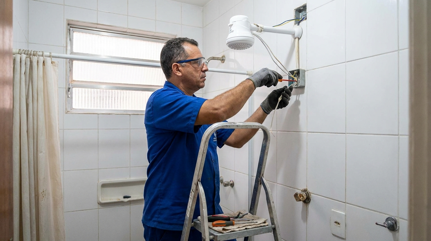 Instalação de Chuveiro Elétrico perto de mim em Manaus‑AM